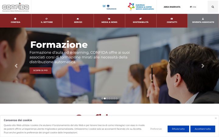 Screenshot of confida.com