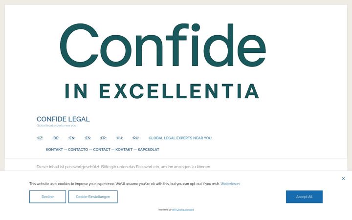 Screenshot of confide-legal.com