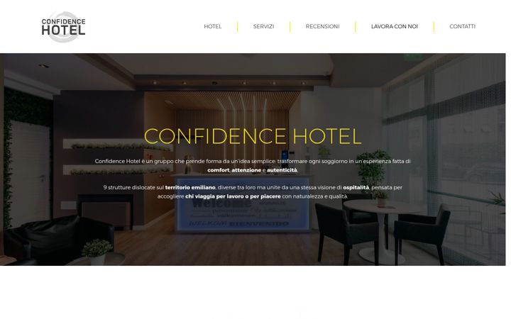Screenshot of confidencehotel.it
