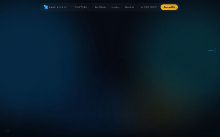 Screenshot of confidenceit.co.uk