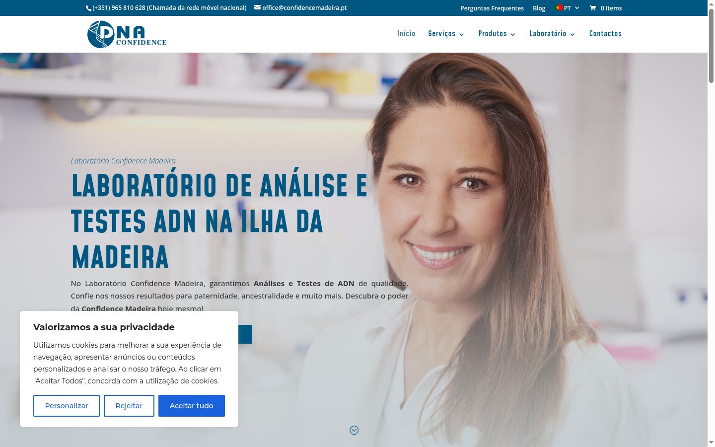 Screenshot του banner συγκατάθεσης που εμφανίστηκε πριν από οποιαδήποτε αλληλεπίδραση