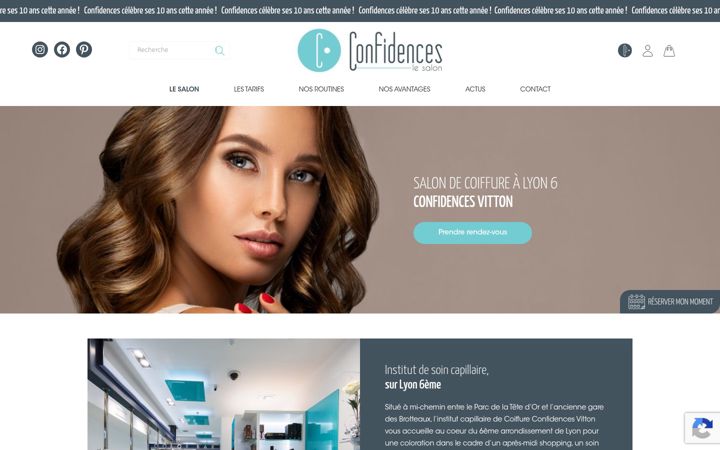 Screenshot ta' confidences-coiffure-lyon6.fr