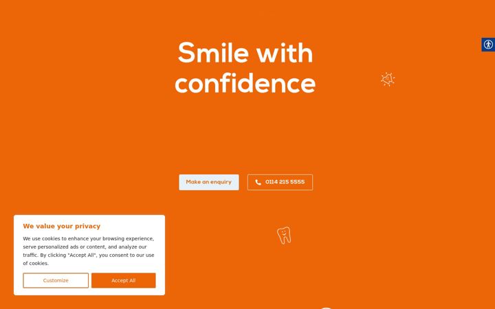 Screenshot of confidental.co.uk