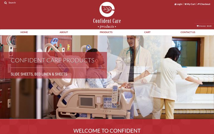 Snimka zaslona za confidentcare.com.au