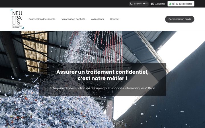 Screenshot ta' confidentiel-neutralisbfc.fr