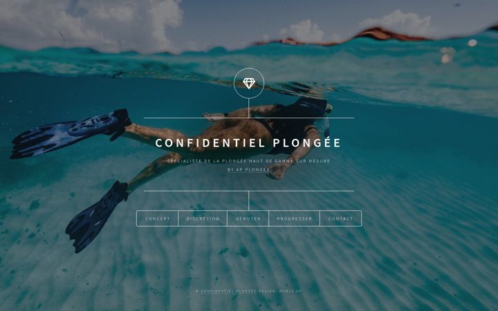 Screenshot of confidentielplongee.fr