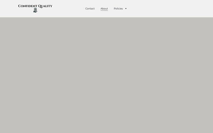 Screenshot of confidentquality.com