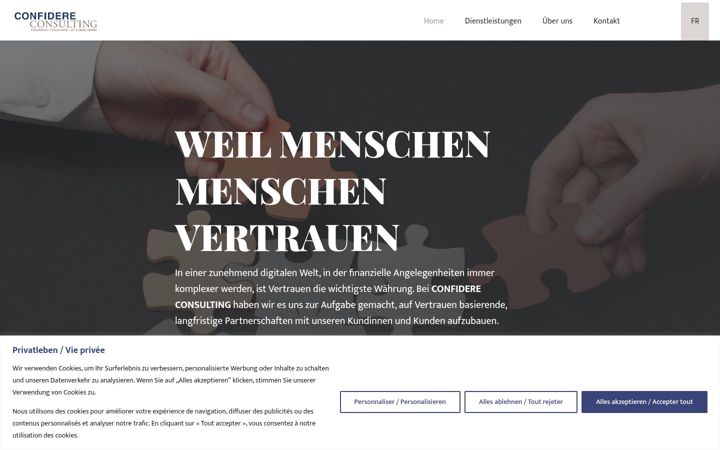 Screenshot of confidereconsulting.ch