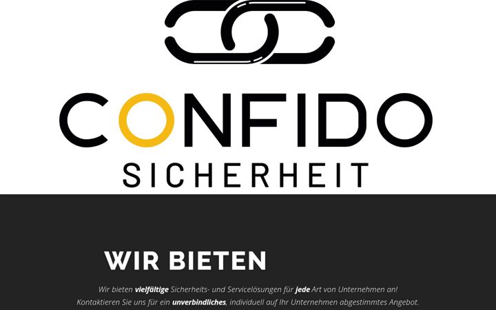 Screenshot of confido-sicherheit.de