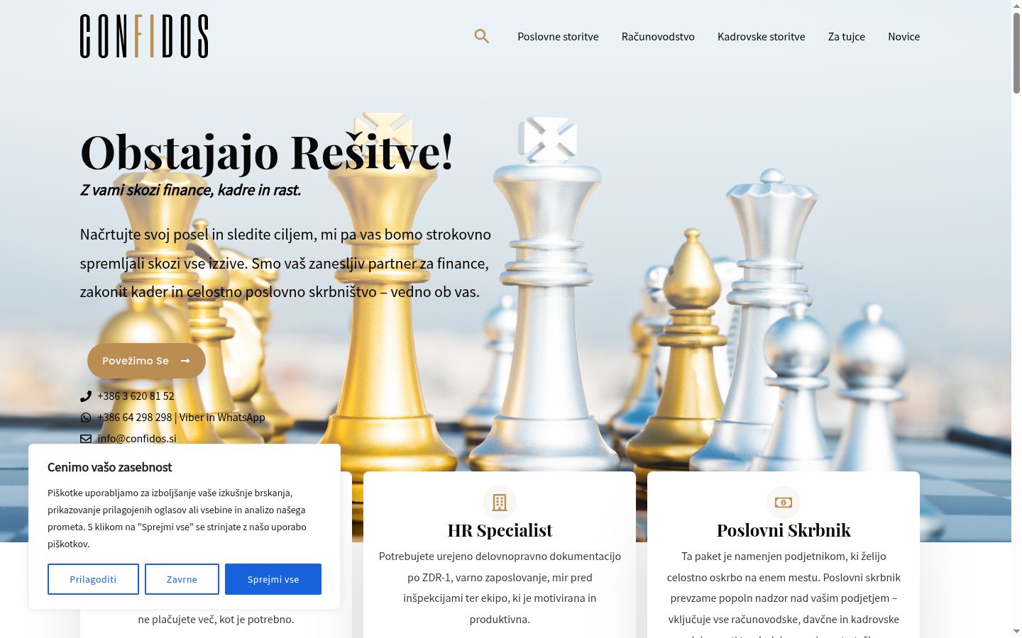 Screenshot van de toestemmingsbanner zoals getoond vóór enige interactie