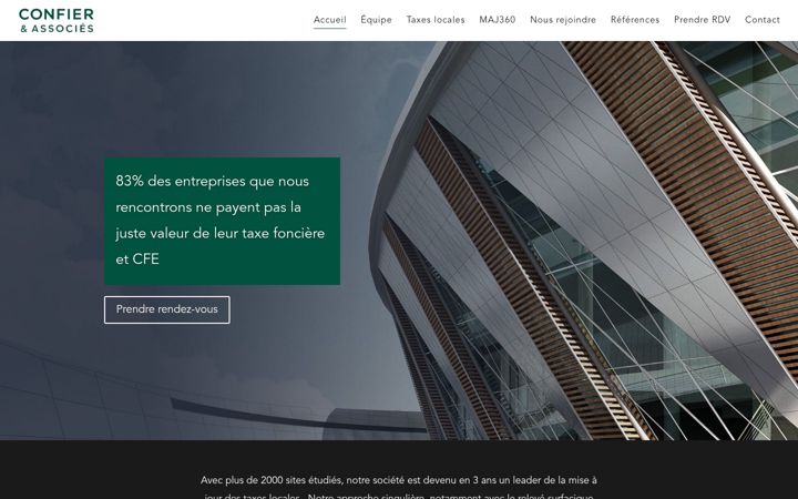 Screenshot of confieretassocies.fr