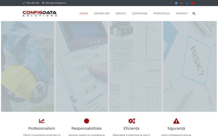 Screenshot of configdata.ro
