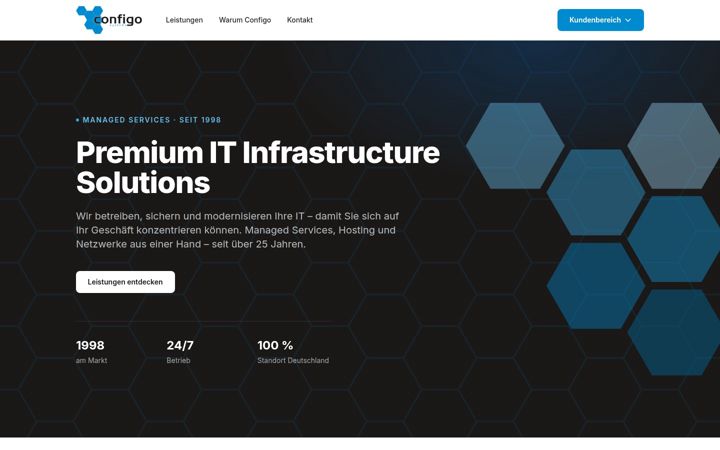Screenshot of configo.de