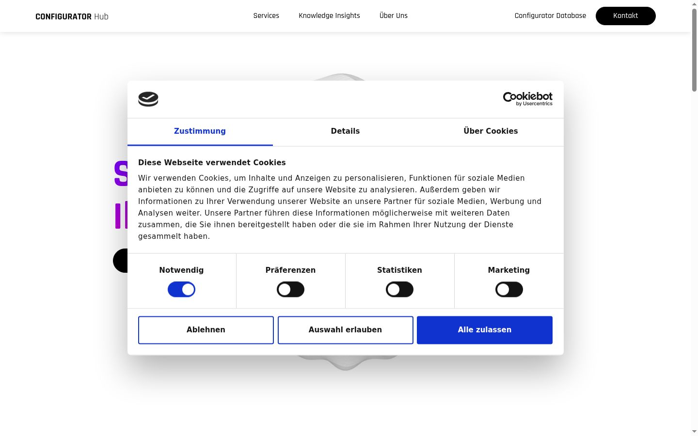 Sutikimo reklamjuostės, rodytos prieš bet kokią sąveiką, ekrano kopija