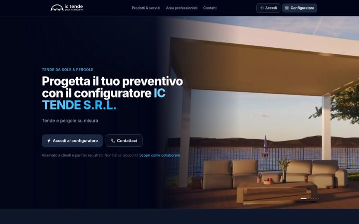 Screenshot of configuratoreictende.it