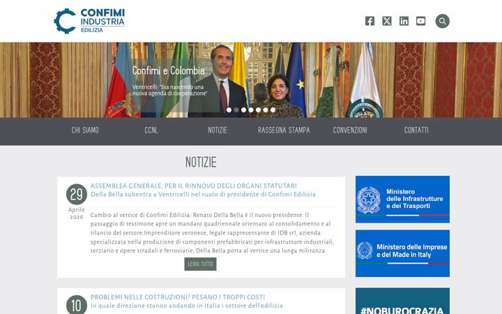 Screenshot of confimiedilizia.it