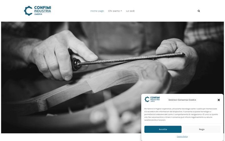 Screenshot of confimiumbria.com