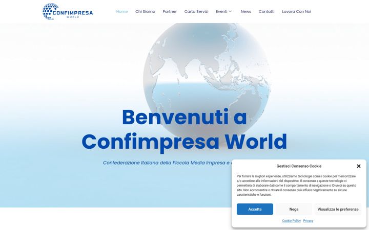 Screenshot of confimpresaworld.it