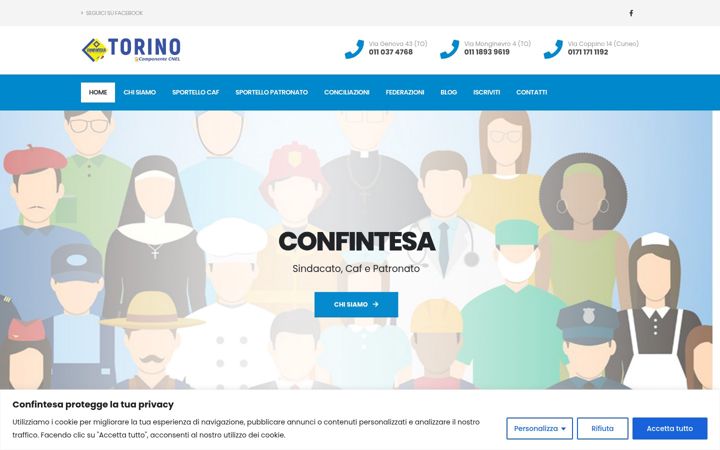 Screenshot of confintesatorino.it