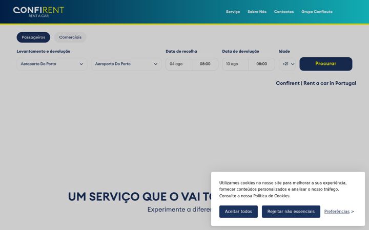 Screenshot of confirent.pt