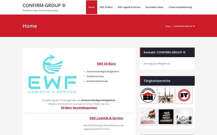 Screenshot of confirm-group.at