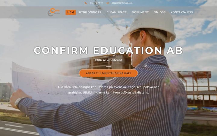 Screenshot of confirmab.com