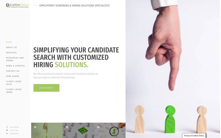 Screenshot of confirmchoice.com