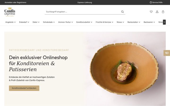 Screenshot of confis-express.de