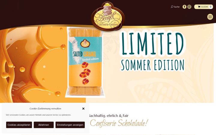Screenshot of confiserie-dengel.de