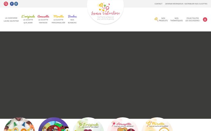 Screenshot ta' confiserie-laura-valentine.fr