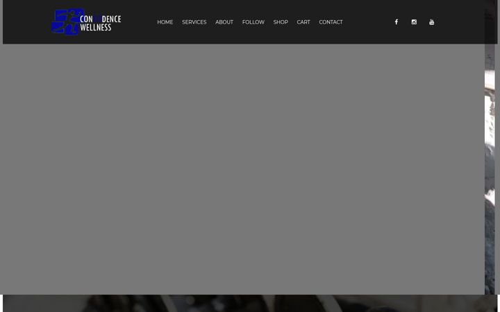 Screenshot of confitdencewellness.com
