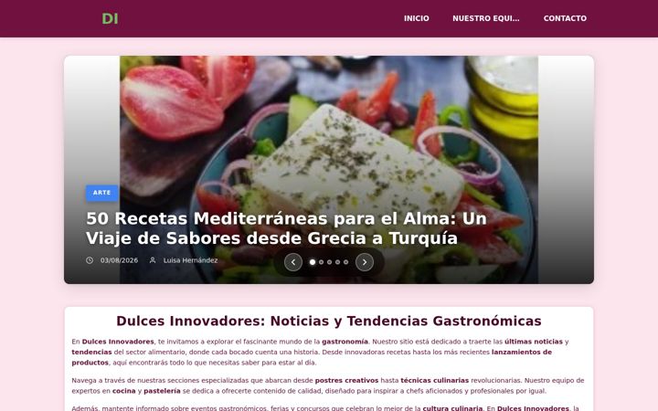 Screenshot of confiterialamoderna.com