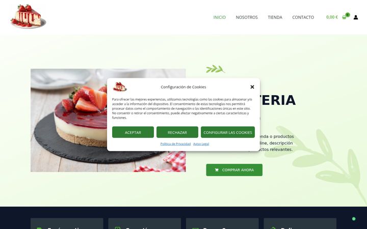 Screenshot of confiteriamarco.com