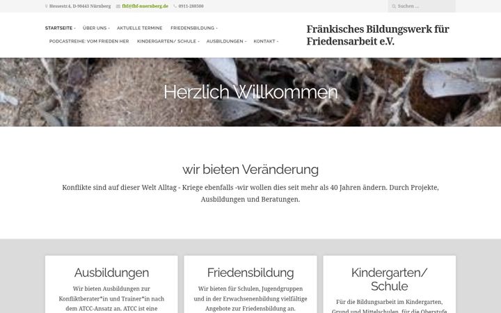 Screenshot of conflict-transformation.de