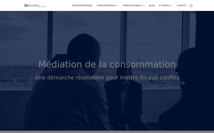 Screenshot of confluence-mediations-consommation.fr