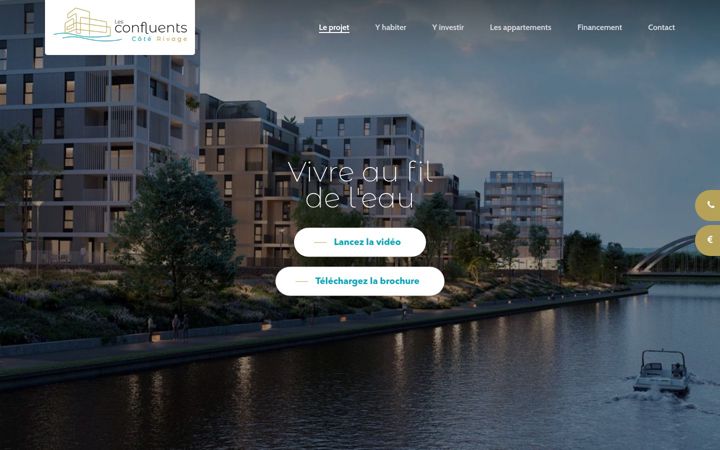 Screenshot of confluentscoterivage.be