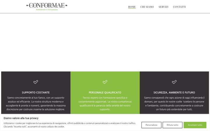 Screenshot of conformae.it