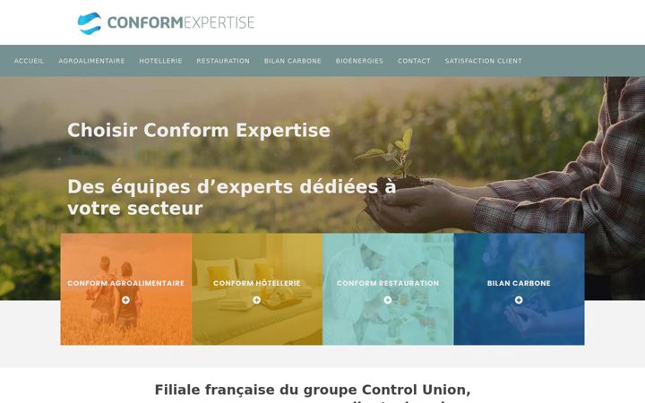 Screenshot of conformexpertise.com