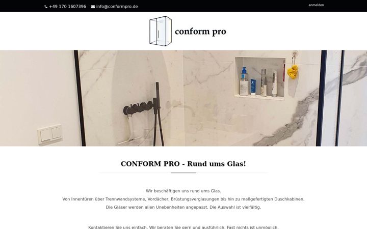 Screenshot of conformpro.de