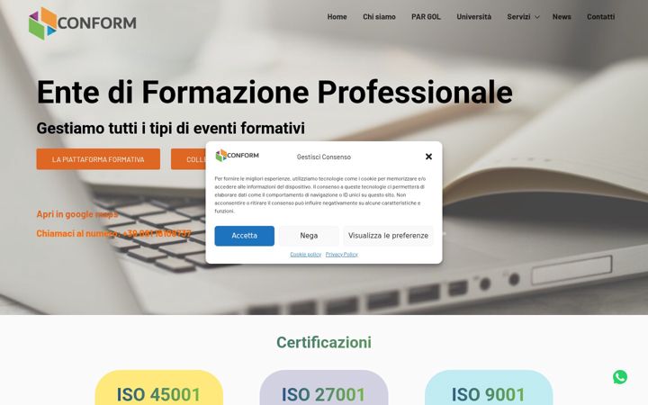 Screenshot of conformsrls.it