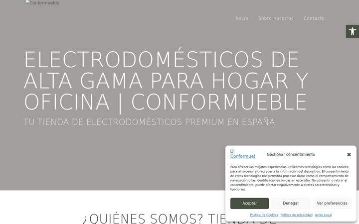 Screenshot of conformueble.es