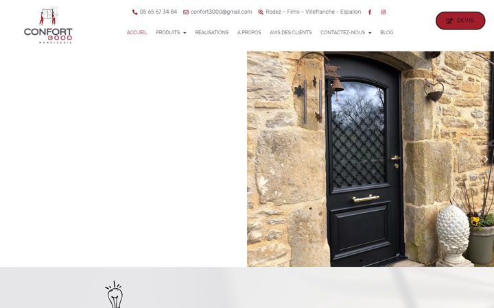 Screenshot of confort-3000.fr