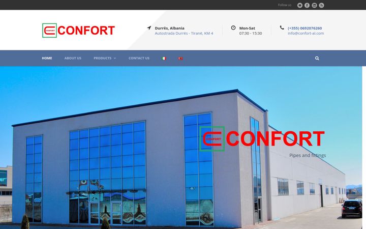 Screenshot of confort-al.com