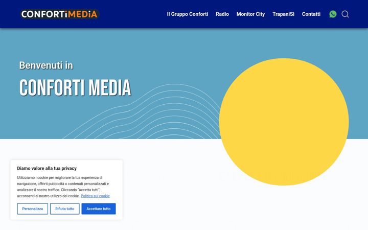 Ekraanipilt saidist confortimedia.it