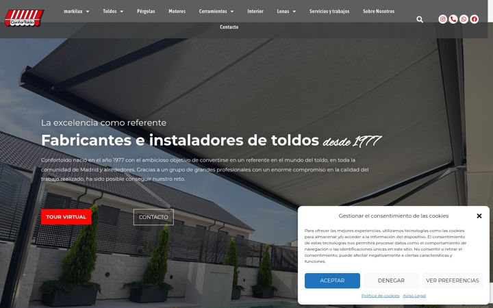 Screenshot of confortoldo.com
