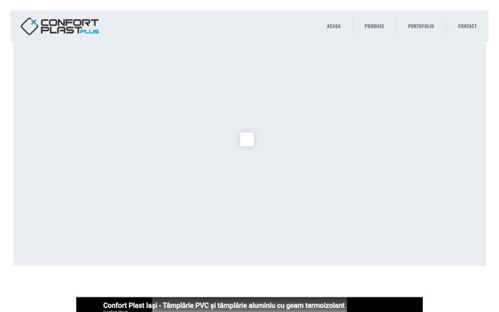 Screenshot of confortplast.ro