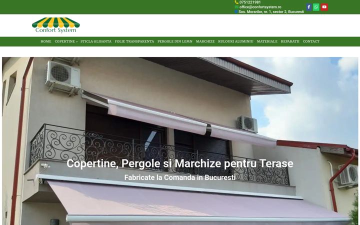 Screenshot of confortsystem.ro