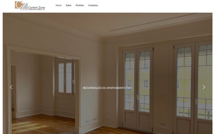 Screenshot of confortzone.pt