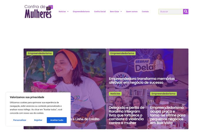 Screenshot of confrademulheres.com.br