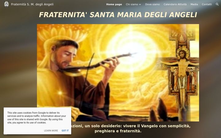 Screenshot of confrancesco.it